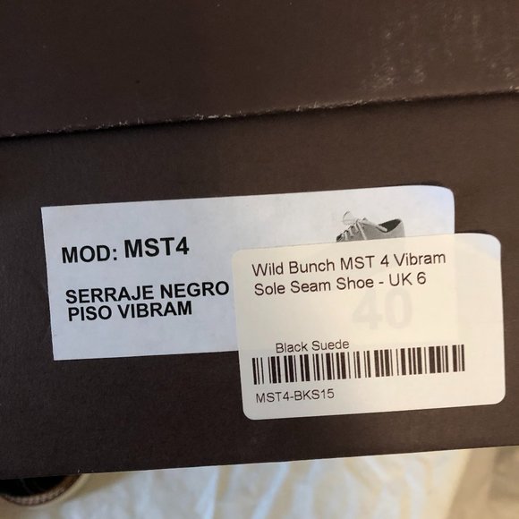 Wild Bunch MST 4 Wibram Sole Seam Shoes - Size 40 - Picture 10 of 11